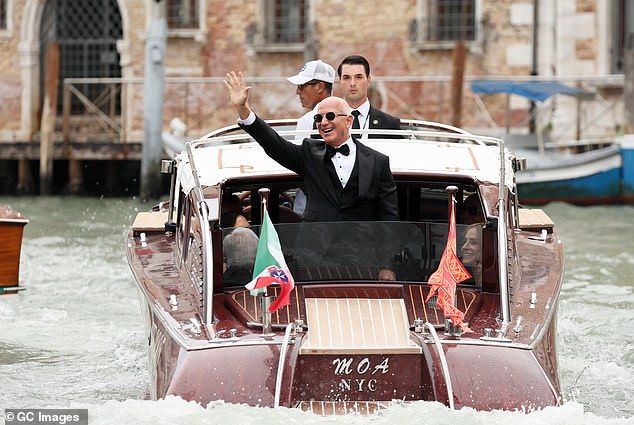 Jeff Bezos sighting during the Jeff Bezos and Lauren Sanchez Wedding on June 27, 2025 in Venice, Italy