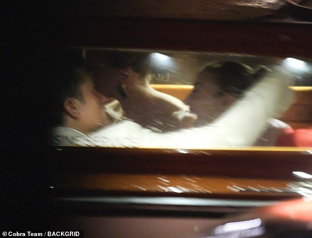 Last night he was seencosying up to a mystery woman - later revealed by MailOnline to be Meghan Markle's stylist Jamie Mizrahi