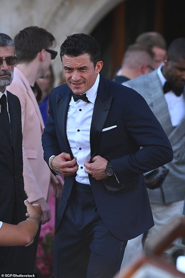 Orlando Bloom, worth $40million, set pulses racing as he travelled to Venice as one of the world's most eligible bachelors, having recently split from fiance Katy Perry