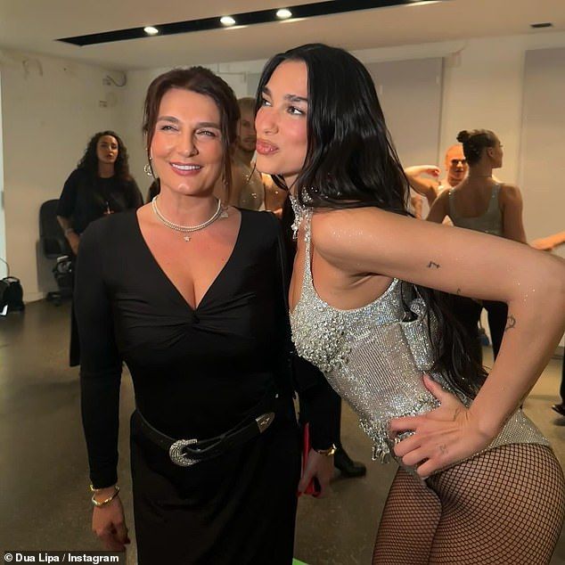 Dua Lipa paid a heartwarming tribute to her lookalike mum Anesa on Instagram on Saturday as she marked her 52nd birthday