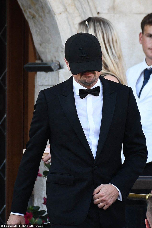 He was also seen with a baseball cap covering his face - with some inferring that he was 'embarrassed' to be seen there