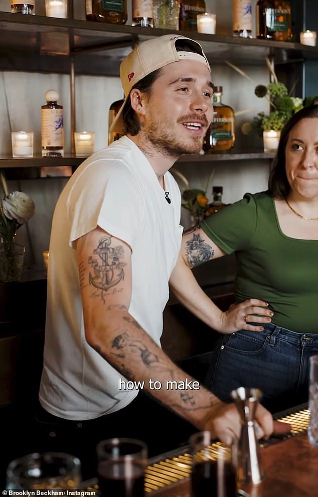 Brooklyn Beckham announced his new collaboration and shared his latest recipe on Tuesday after snubbing his dad David's 50th birthday