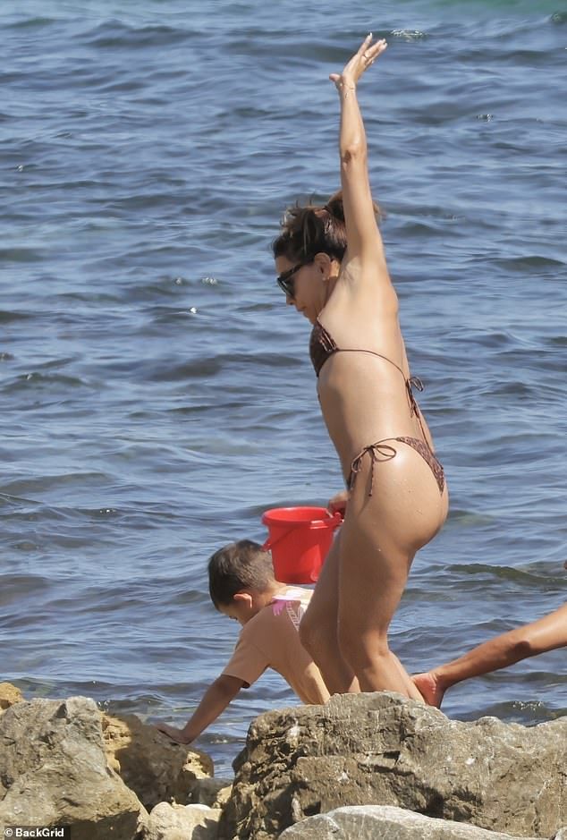 In 2018, the couple welcomed their first child together, a son named Santiago Enrique