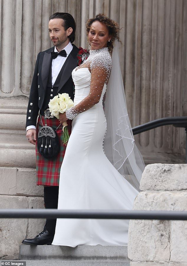 Geri Halliwell continued to snub Mel B on Sunday after her lavish wedding weekend - while the likes of Heidi Klum, Paloma Faith and Kerry Katona led the stars sending the Spice Girl congratulatory messages following the ceremony