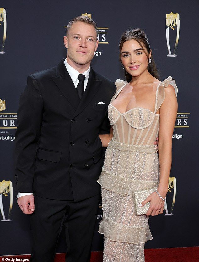 The pair tied the knot in Rhode Island last year after a five-year romance; Pictured 2023