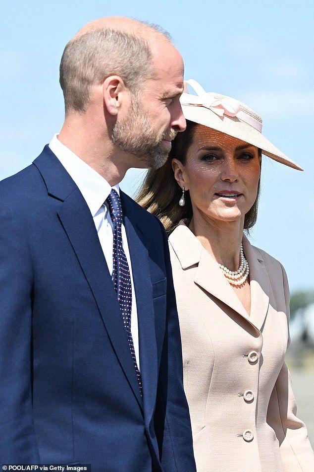 The Princess of Wales added Princess Diana's earrings and a necklace from the late Queen's collection