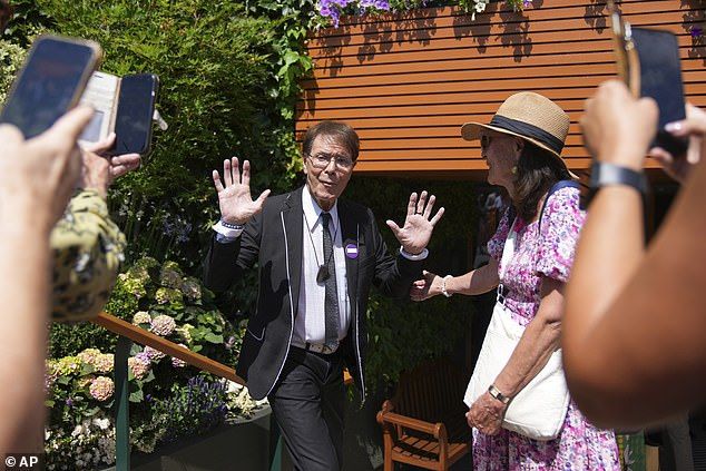 Wimbledon just wouldn't be Wimbledon without Sir Cliff Richard, and so it proved as the legendary singer was back at one of hs favourite venues on Tuesday