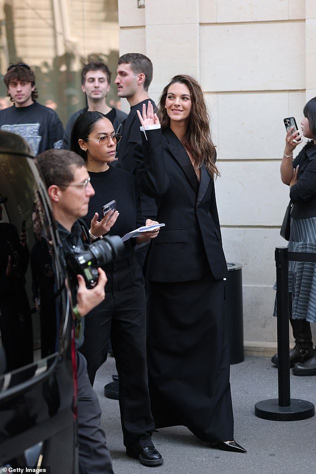 Vittoria Ceretti turned heads as she attended the Balenciaga Haute Couture Fall/Winter 2025/2026 show as part of Paris Fashion Week on Wednesday