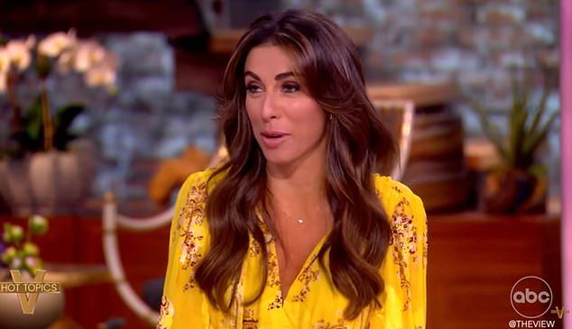 It was then that one of hosts admitted to crying at work, the youngest in The View panel, Alyssa Farah Griffin, 35.