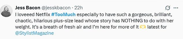 And since the show aired on the streaming platform, viewers have taken to social media to hail the series as 'incredible'