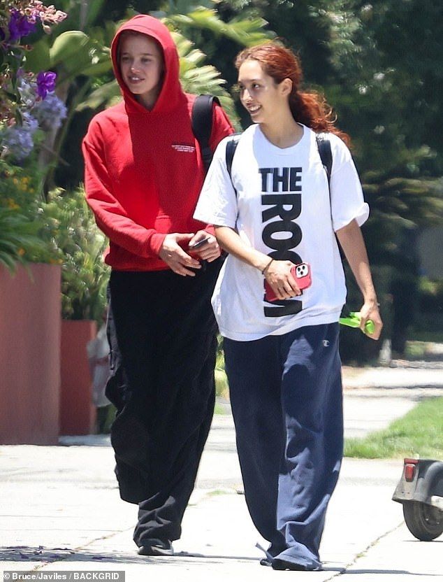 The teenager was in the company of longtime gal pal Keoni Rose, who is a trained ballerina and now hip-hop dancer. Shiloh and her female friend have been rumored to be dating