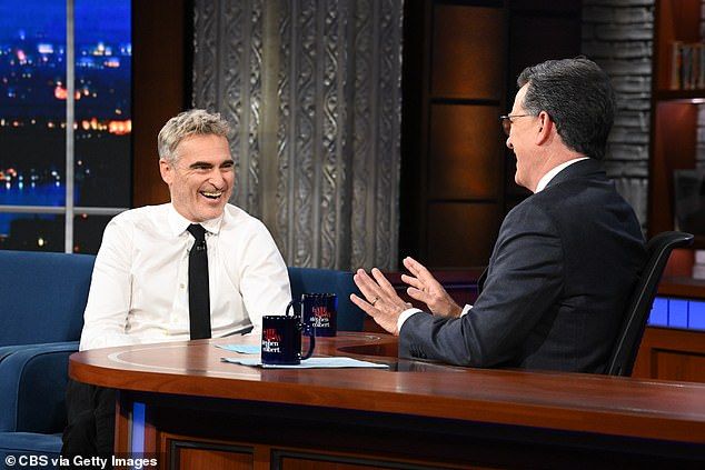 Joaquin Phoenix came on to The Late Show with Stephen Colbert and spoke about his 2009 interview with David Letterman