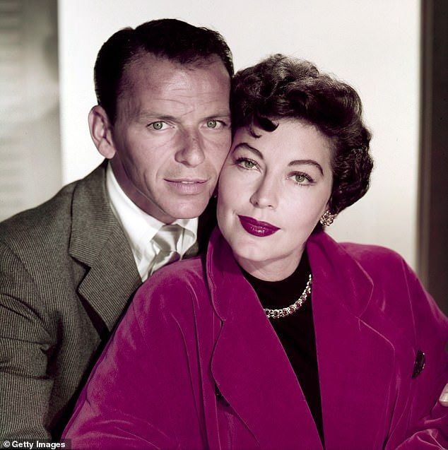 The writer also worked with Frank Sinatra; seen here in 1953 with Ava Gardner