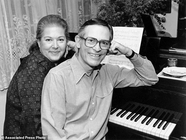 Oscar-winning lyricist Alan Bergman has died at the age of 99. Seen with his wife Marilyn in 1980 in Beverly Hills