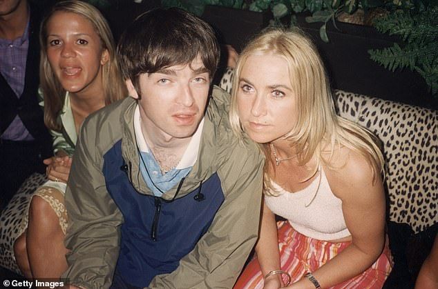 Socialite Meg Mathews (pictured) had met the guitarist just nine months before Noel and brother Liam made their name and defined a new era of Britpop