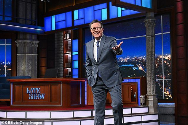 The axing of Stephen Colbert's Late Show has been received as a death knell for late night television - but there's still time for one more rising star before the world of cable TV is eclipsed by TikTok, YouTube, and Instagram reels. (Pictured: Colbert ho