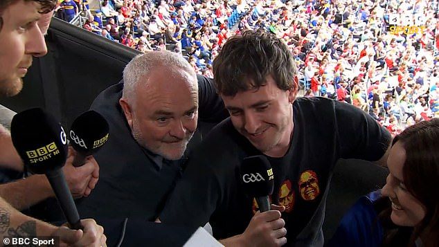 The All-Ireland hurling final saw Cork take on Tipperary, with Paul expressing how much the sport means for the Irish as he spoke with the BBC from the crowds