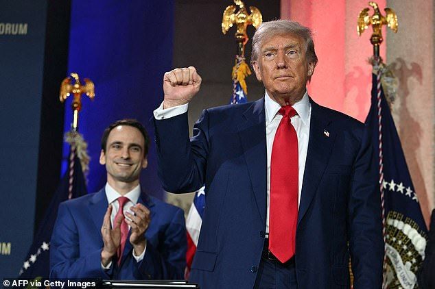 Sorbo believes there's been a 'shift' with Donald Trump in the office. 'I think the American people are fed up, and I think they showed it in the last election as well'; Trump pictured July 23
