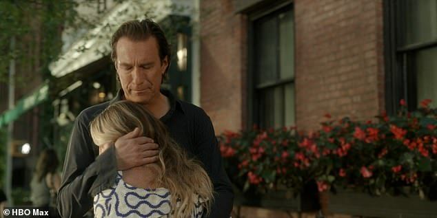 A teary-eyed Aidan tells her, 'I'm sad. I really thought we were gonna make it this time.'Carrie replies with a shaking voice, 'Yeah, I'm sad too'