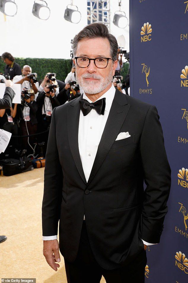 Colbert (pictured) took over for Letterman in 2015 and took the show in a decidedly more political direction but despite leading in the ratings, a shrinking late-night landscape led CBS to claim losses in the tens of millions of dollars
