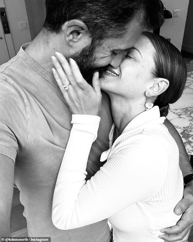 Lo Bosworthtied the knot with investor Dom Natale on Sundayin an intimate backyard ceremony at her family's home in Laguna Beach