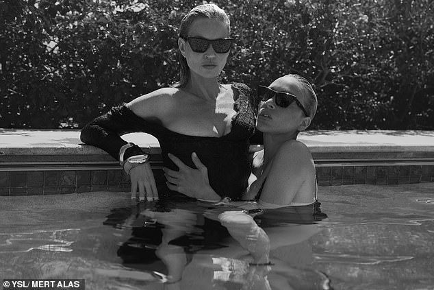 Kate was joined by American actress and director Chlo Sevigny (pictured), 50, along with model Frankie Rayder