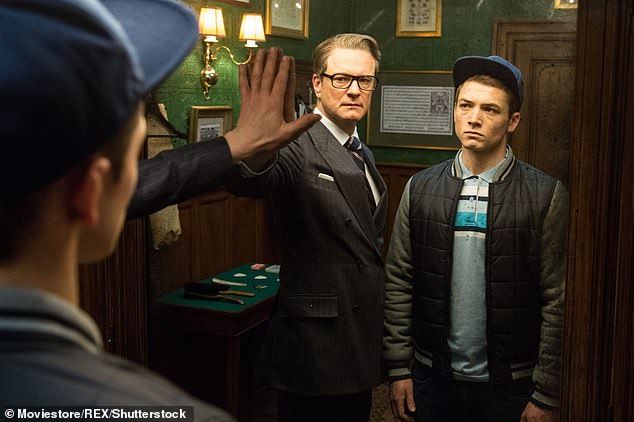 Taron is well-known for starring in Kingsman - a tongue-in-cheek movie series which parodies spy movies (he is pictured in the film alongside Colin Firth)