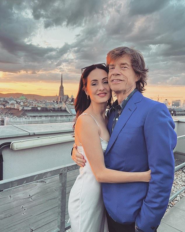 Who organised Mick's 82nd birthday party? His former ballerina girlfriend Melanie Hamrick , 38, who was there in high spirits and even higher heels. She and Mick have been together for 11 years and engaged for three. Pictured: Mick and Melanie Hamrick