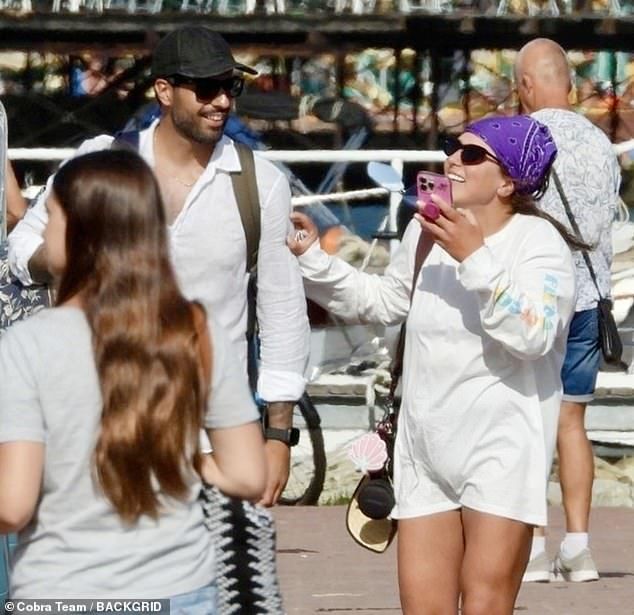 Donatella Versace's daughter, Allegra Versace, is spotted in Liguria with a mystery man