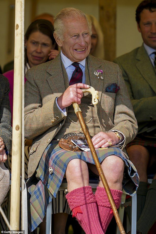 Sam and Eleanor enjoyed the event alongside Sam's mother, Lady Sarah, Princess Margaret's only daughter. She sat behind the king to watch the games