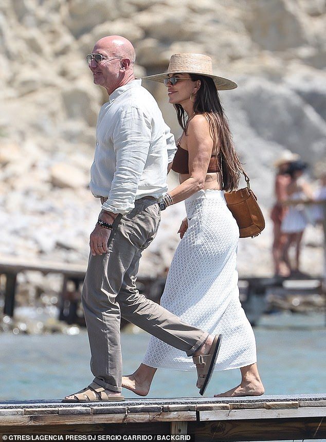 The pair looked as loved-up as ever on the outing which comes just a few weeks after their lavish wedding