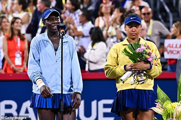 The Grand Slam winner didn't acknowledgeVictoria Mboko in her post-match speech