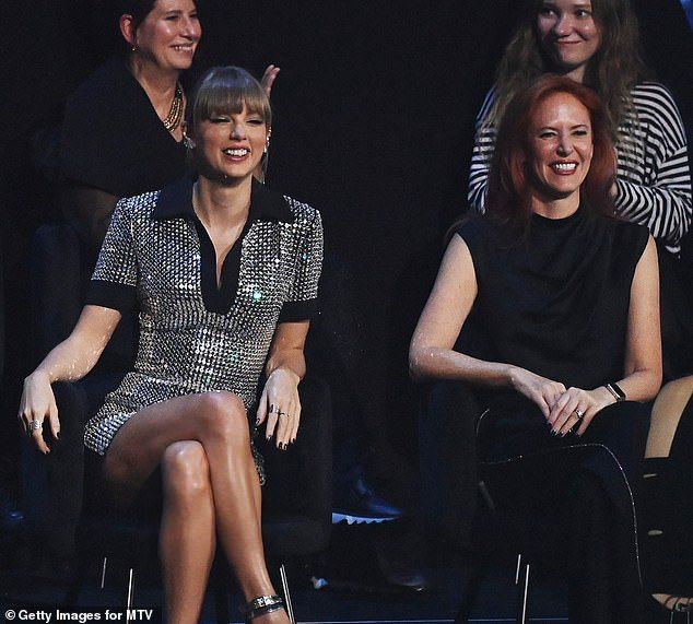 Hudson even agreed with the host's suggestion that she was Belichick's equivalent to Tree Paine (R) - the long-time publicist and PR expert for international pop icon Taylor Swift (L)