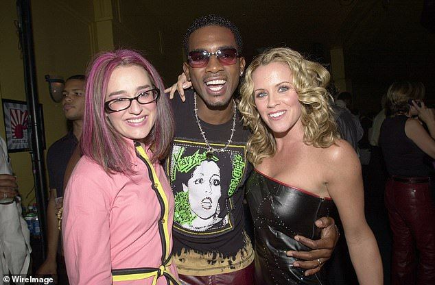 I would stay up until 5am listening to the West Coast simulcast  gobsmacked by Howard's sex-charged interviews, bizarre stunts and poop jokes. (Pictured: Kennedy, left, with MTV VJs Bill Bellamy and Jenny McCarthy in 2001)
