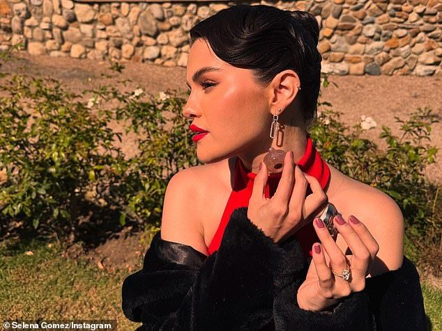 Gomez - who boasts 654.8M social media followers - limited the comments on her Instagram slideshow, and mostly used the wedding as an opportunity to promote her first Rare Beauty fragrance, Rare Eau de Parfum