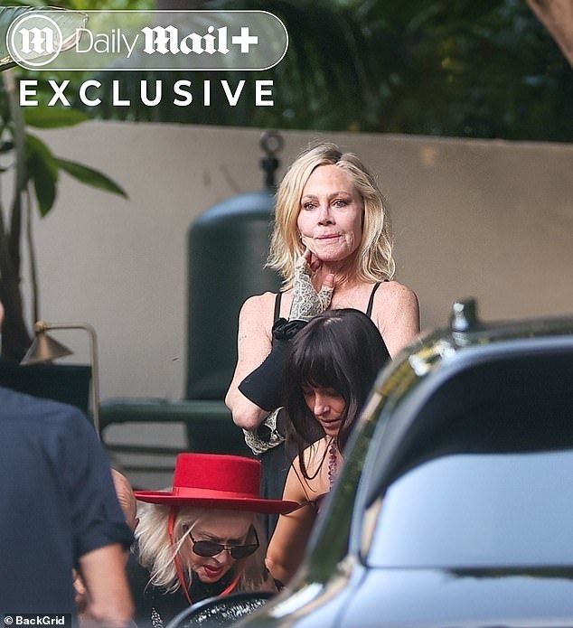 Griffith looked particularly youthful while hosting her own party at her $3.7 million Hollywood Hills home
