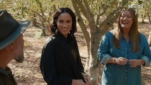 Guests also include Jamie Kern Lima (right), who Meghan recently interviewed with