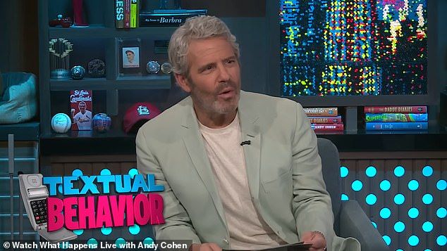 Host Andy Cohen was intrigued by MGK's possible UFO link