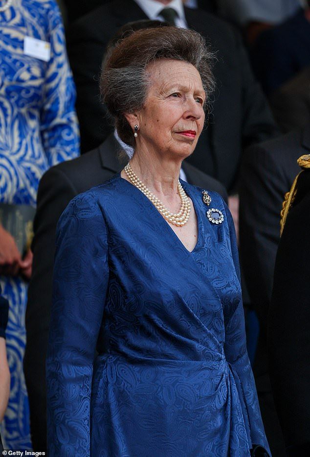 Princess Anne in July 2025. The Princess Royal turns 75 tomorrow but is unlikely to mark the occasion with a big party
