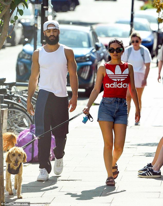Rachel Zegler, 24, and her new boyfriend Nathan Louis-Fernand, 27, looked smitten as they roamed around Primrose Hill in London on Wednesday