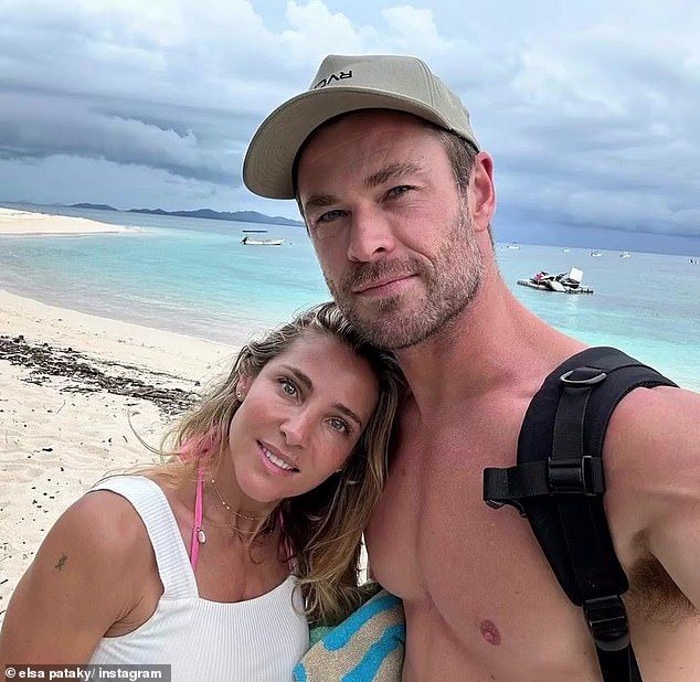 Chris Hemsworth is back to focusing on his fitness after his star-studded birthday bash in Ibiza without wife Elsa Pataky