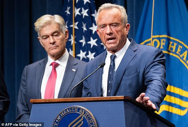 In an appearance on Club Random, Pratt told Bill Maher - who counts Kennedy (pictured right) as a friend and has had him on both his talk show and his podcast - that there are parts of the 'MAHA' agenda he loves