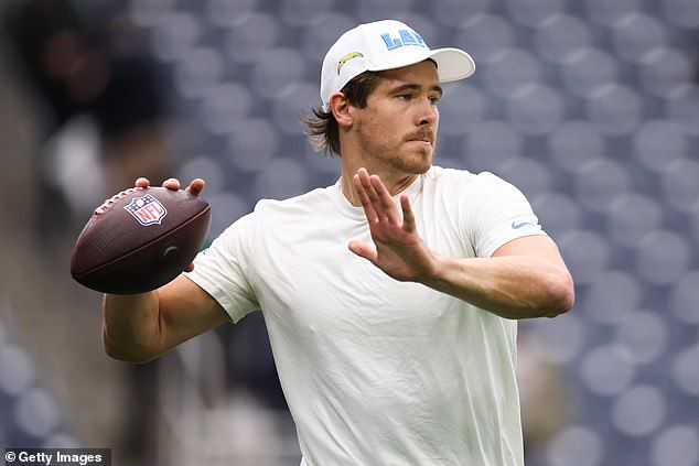 Herbert was drafted by the Chargers in 2020, winning that year's Offensive Rookie of the Year