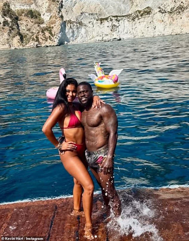 The comedian, 46, and his glamorous wife Eniko cosied up during the sun-soaked trip while celebrating her 41st birthday