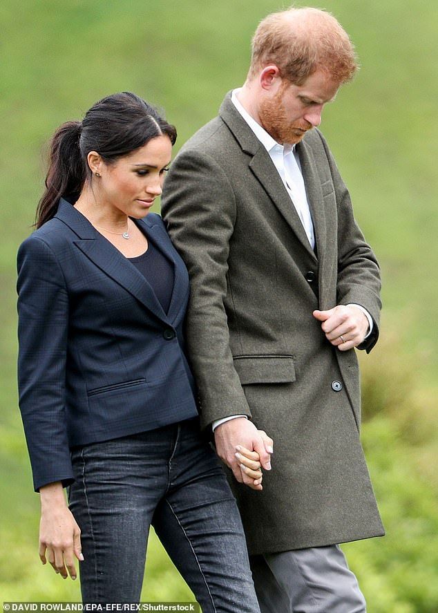 Harry and Meghan in New Zealand in 2018. Their behaviour during their time as working royals led to some 'partially self-inflicted' damage