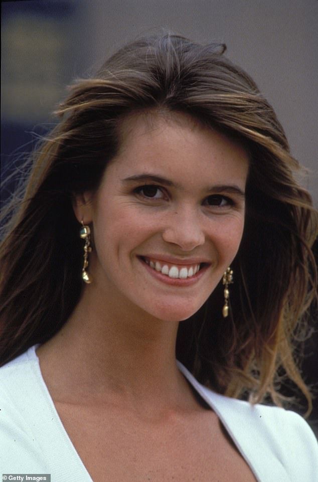 Naturally, Elle has light brown hair and has previously admitted it is 'very fine' (pictured in 1999)