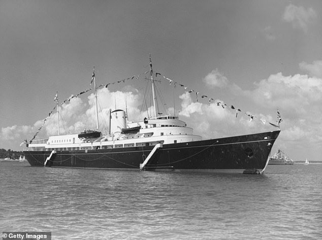 The 412 foot Royal Yacht Britannia was launched by Queen Elizabeth II in 1953
