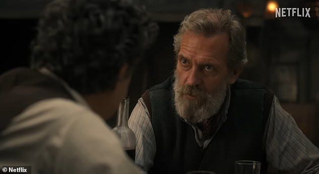 Marie-Laure, flees Paris with her widowed father, Daniel LeBlanc (Mark Ruffalo), for St Malo in Brittany to live with reclusive uncle Etienne (Hugh Laurie)