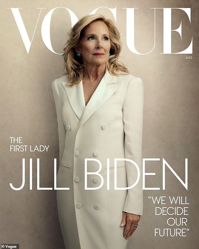 Jill Biden secured one of two Vogue covers during her time as first lady, the final one (pictured) in August 2024