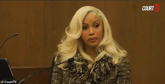 'I did call her the B word. I did call her a b***h. I did say b***h get the f**k out of my face. You're in my face. You're screaming in my face,' Cardi stated